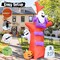 GOOSH 9 FT Halloween Inflatables Tree Blow Up Yard Huge Tree with Pumpkin Tombstone with Built-in LEDs
